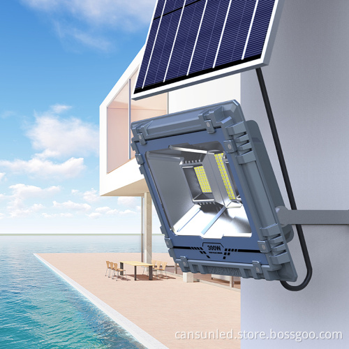 Outdoor Solar Flood Light 300W/600W with Remote Controller - Garden LED Flood Light
